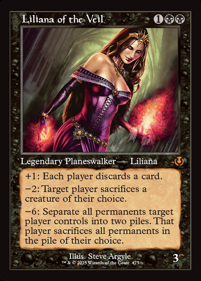 Liliana of the Veil - [Foil, Retro Frame] Innistrad Remastered (INR)