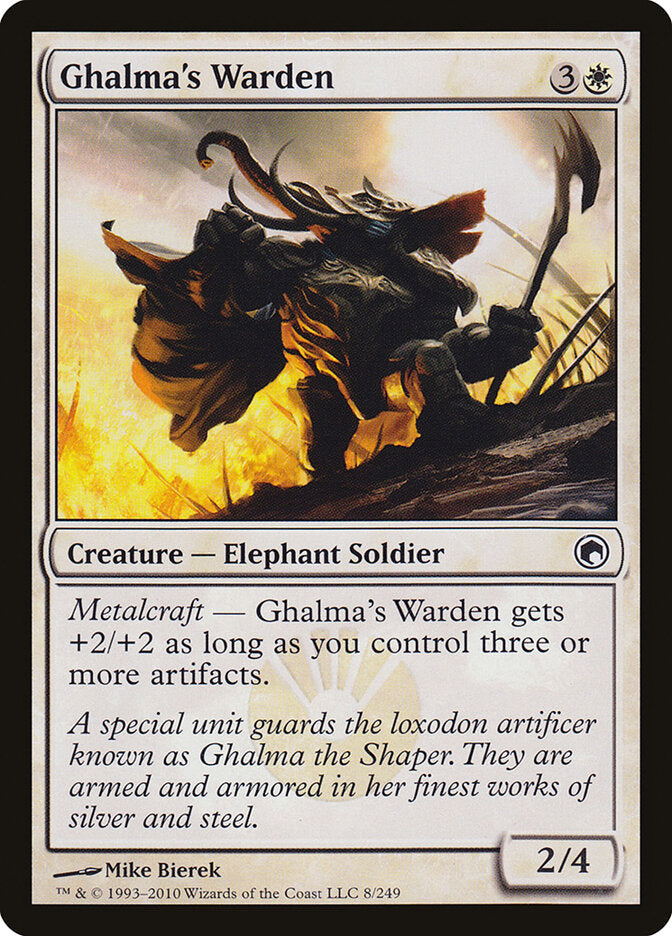 Ghalma's Warden (8) - Scars of Mirrodin (SOM)
