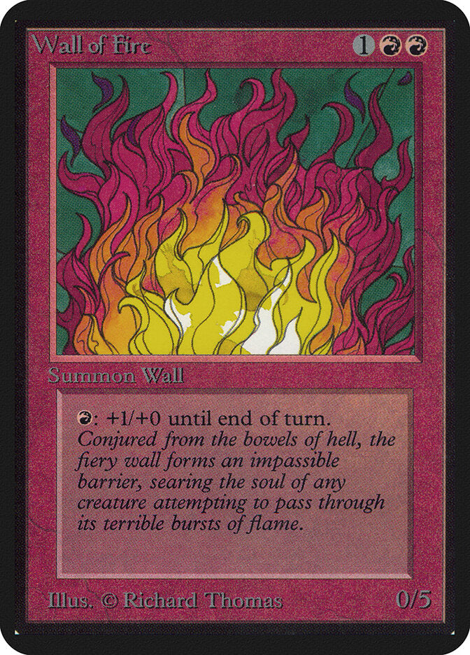 Wall of Fire (181) - Limited Edition Alpha (LEA)