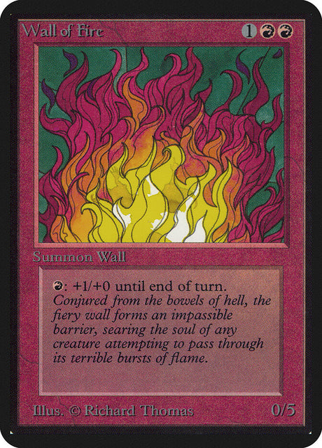 Wall of Fire (181) - Limited Edition Alpha (LEA)