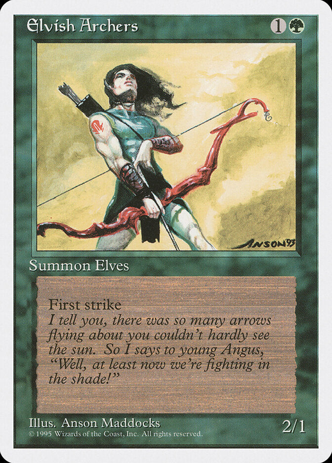Elvish Archers (243) - Fourth Edition (4ED)