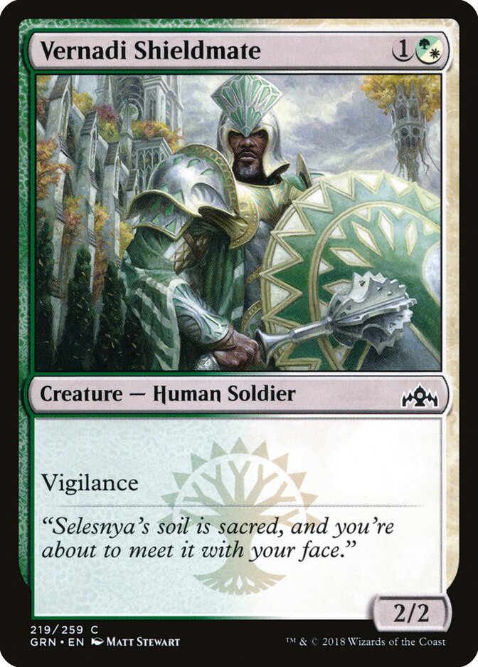 Vernadi Shieldmate (219) - Guilds of Ravnica (GRN)