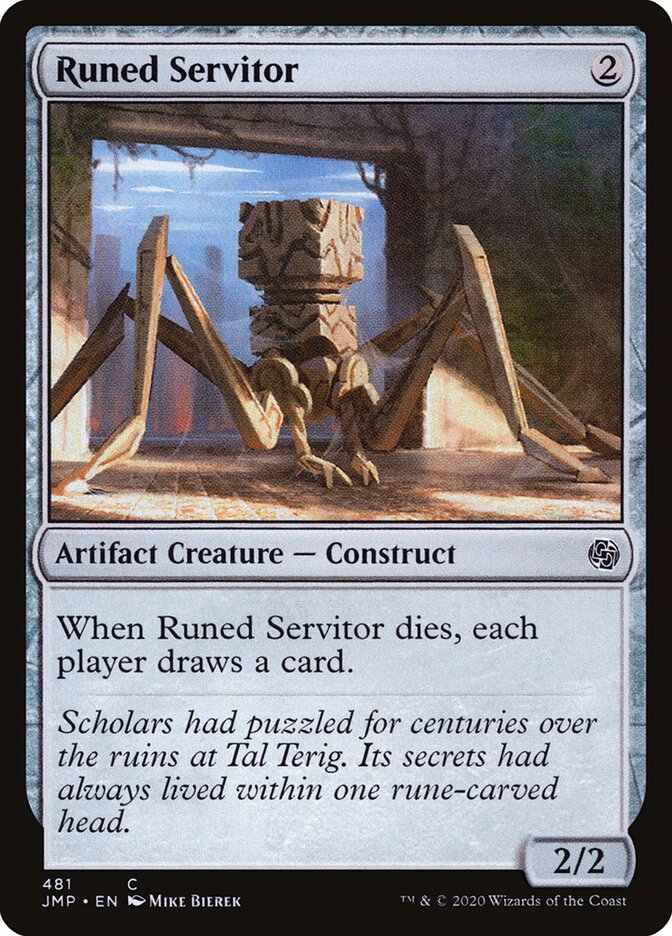 Runed Servitor (481) - Jumpstart (JMP)