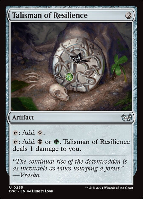 Talisman of Resilience (255) - Duskmourn: House of Horror Commander (DSC)