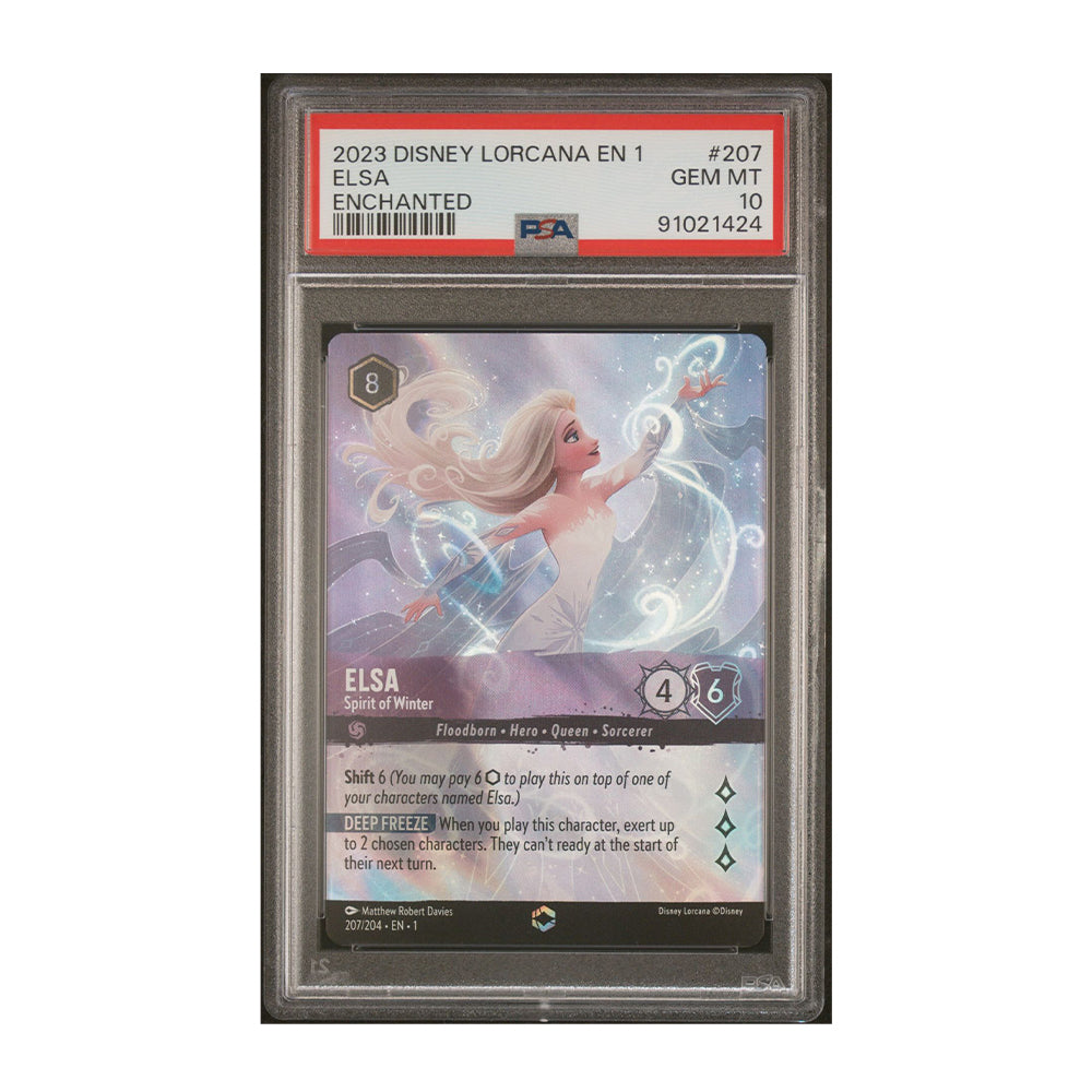 Elsa - Spirit of Winter (Enchanted) [Graded PSA 10] The First