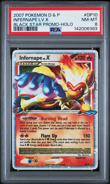 Infernape LV.X #DP10  - [Graded PSA 8] Diamond and Pearl Promos (PR)