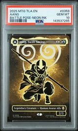 Aang, Swift Savior (Borderless) (Neon Ink Foil) #359 - [Graded PSA 10] Avatar: The Last Airbender (TLA)