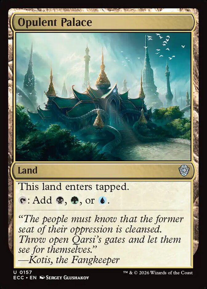 Opulent Palace (157) - Lorwyn Eclipsed Commander (ECC)