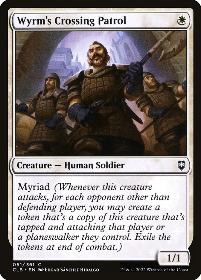 Wyrm's Crossing Patrol (51) - Commander Legends: Battle for Baldur's Gate (CLB)