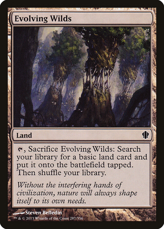Evolving Wilds (287) - Commander 2013 (C13)