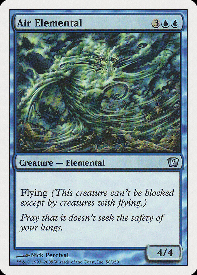 Air Elemental (58) - Ninth Edition (9ED)