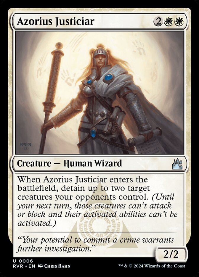 Azorius Justiciar (6) - Ravnica Remastered (RVR)