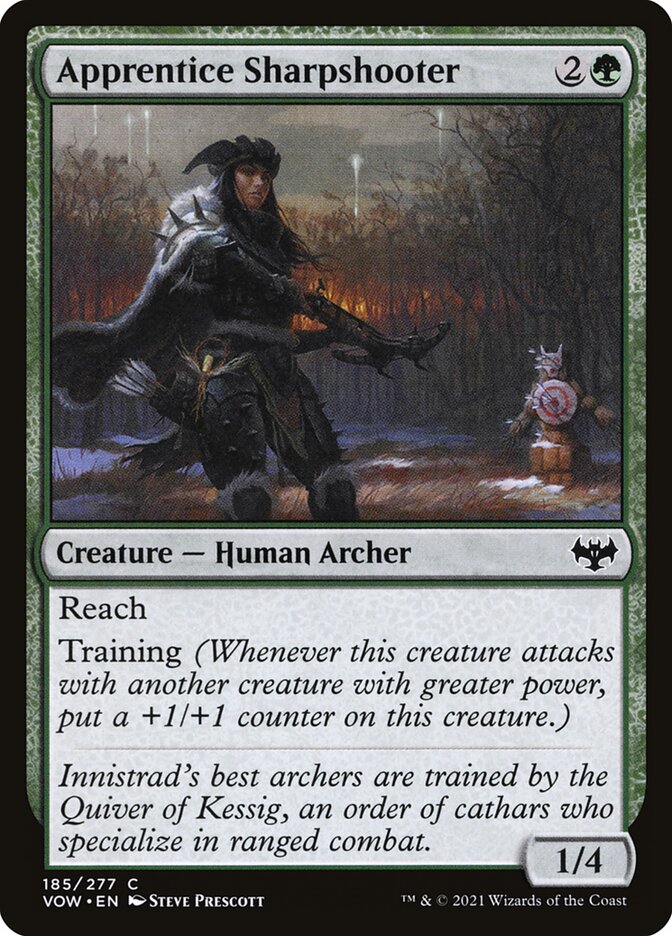Apprentice Sharpshooter (185) - Innistrad: Crimson Vow (VOW)