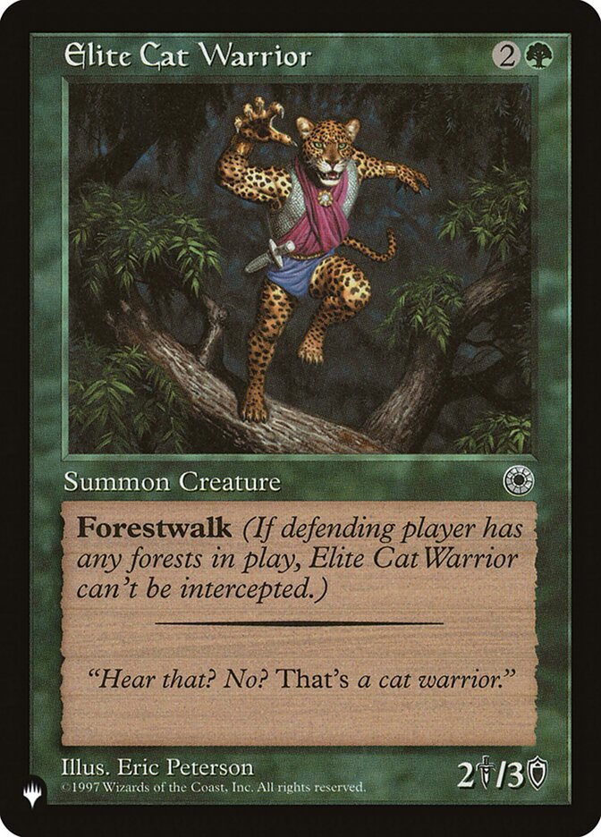 Elite Cat Warrior (POR-163) - The List (PLST)