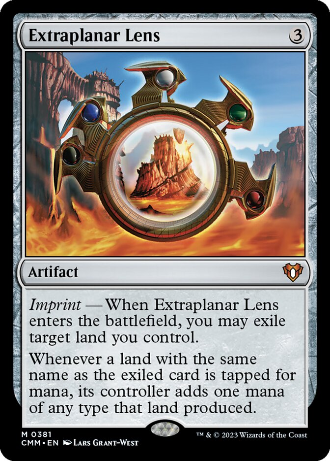 Extraplanar Lens (381) - Commander Masters (CMM)