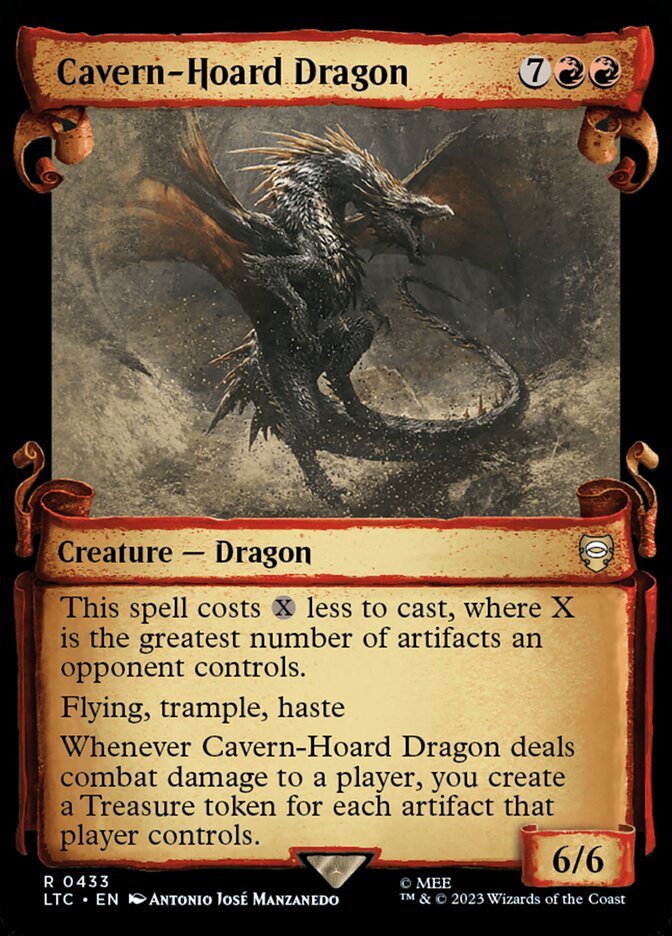 Cavern-Hoard Dragon (433) - Tales of Middle-earth Commander (LTC)