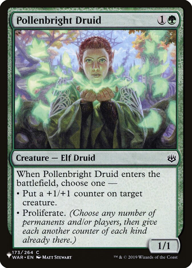 Pollenbright Druid (WAR-173) - The List (PLST)