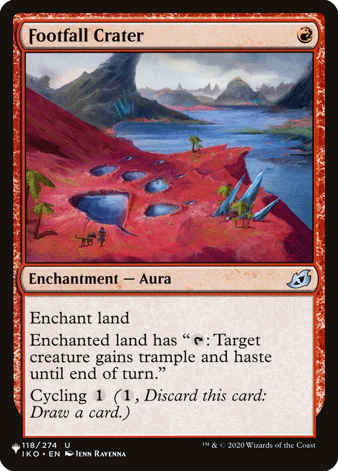 Footfall Crater - The List (PLST)