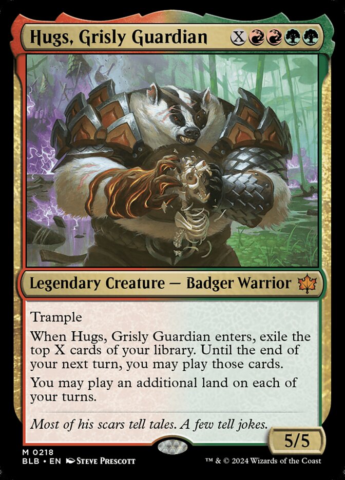 Hugs, Grisly Guardian (218) - Bloomburrow (BLB)