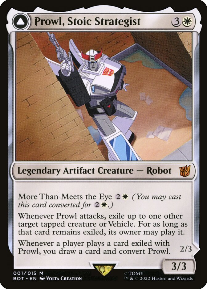 Prowl, Stoic Strategist // Prowl, Pursuit Vehicle (1) - Transformers (BOT)
