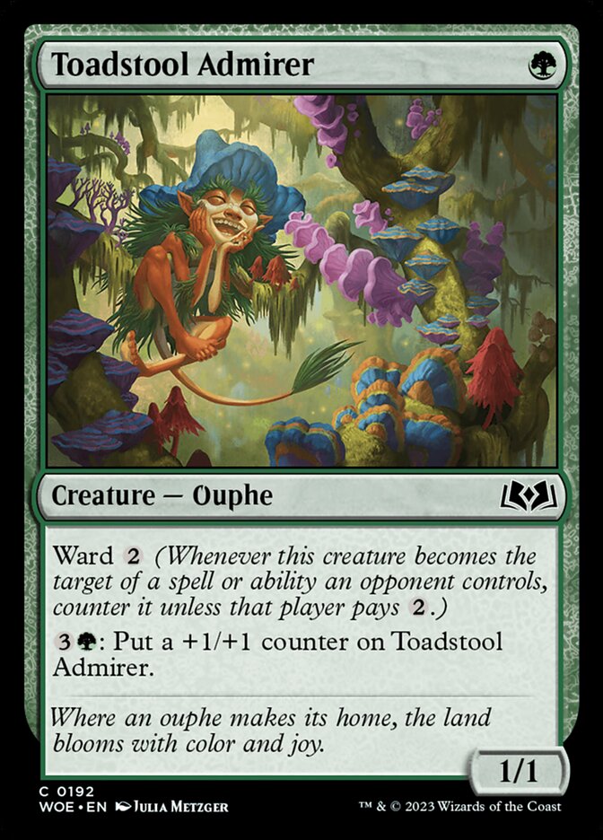 Toadstool Admirer (192) - Wilds of Eldraine (WOE)