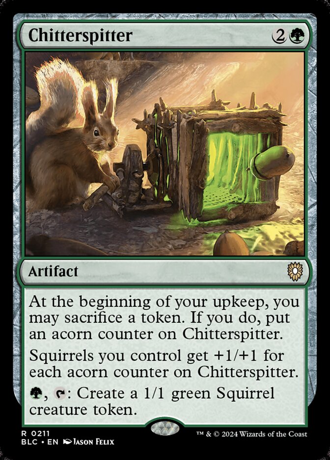 Chitterspitter (211) - Bloomburrow Commander (BLC)