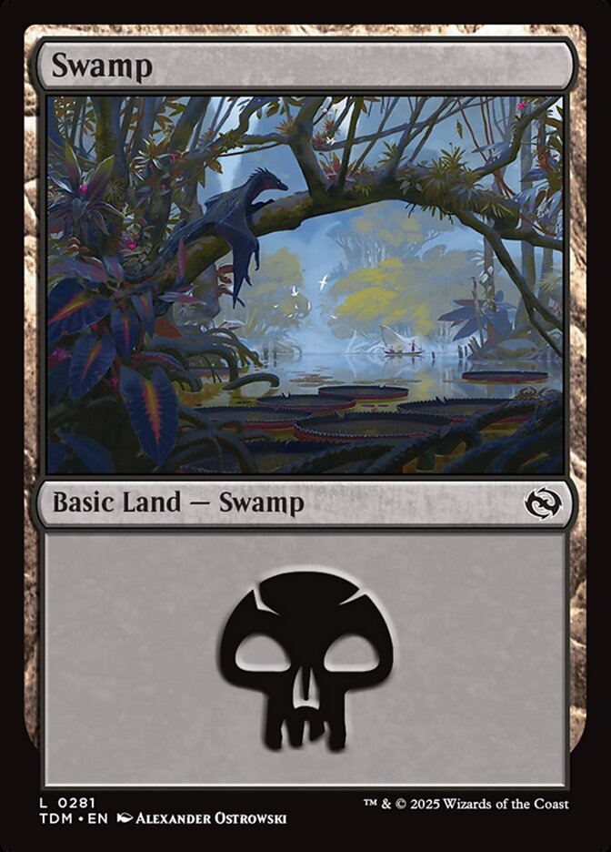 Swamp (281) - Tarkir: Dragonstorm (TDM)