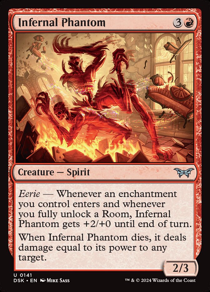 Infernal Phantom - [Foil] Duskmourn: House of Horror (DSK)