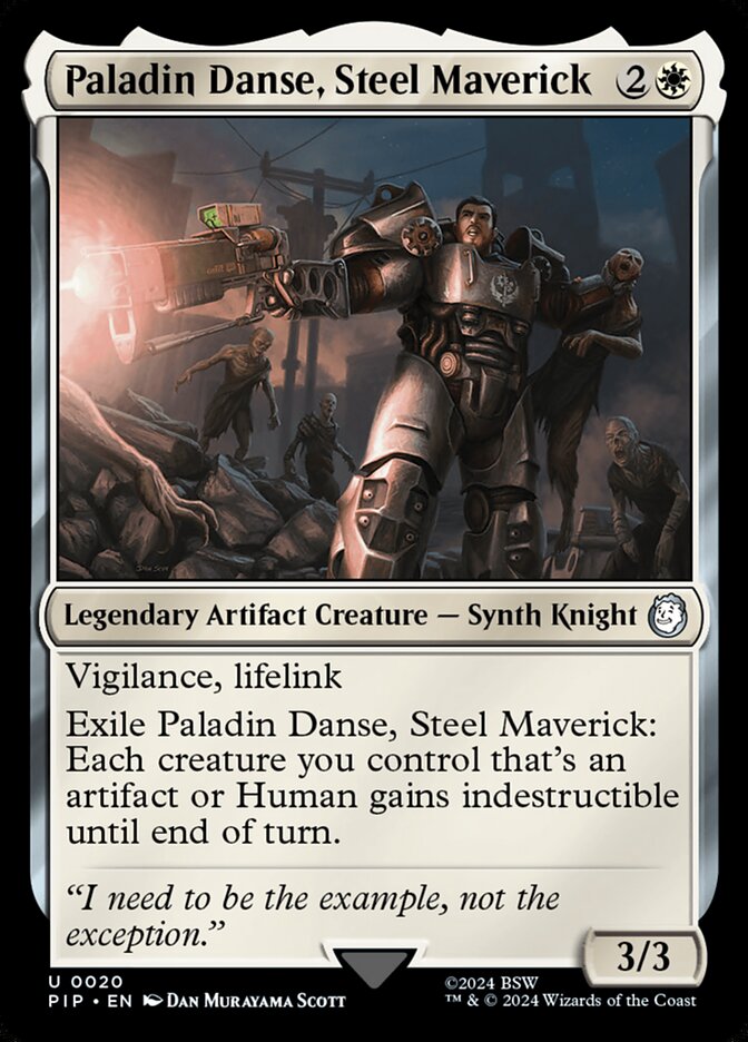 Paladin Danse, Steel Maverick - Fallout (PIP)