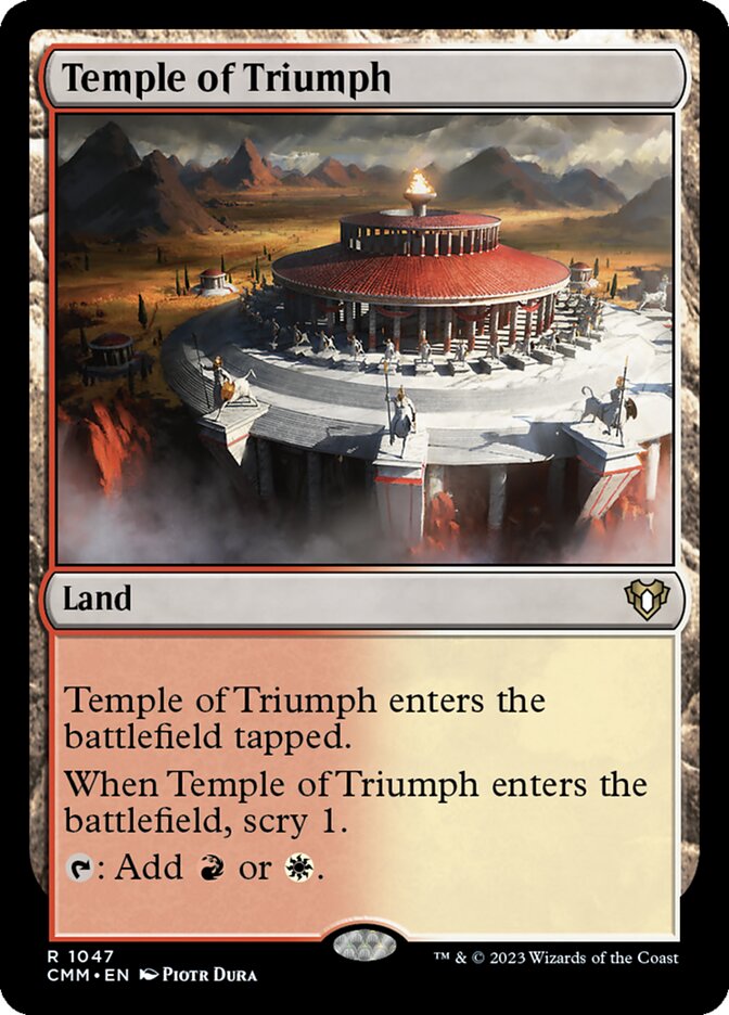 Temple of Triumph (1047) - Commander Masters (CMM)
