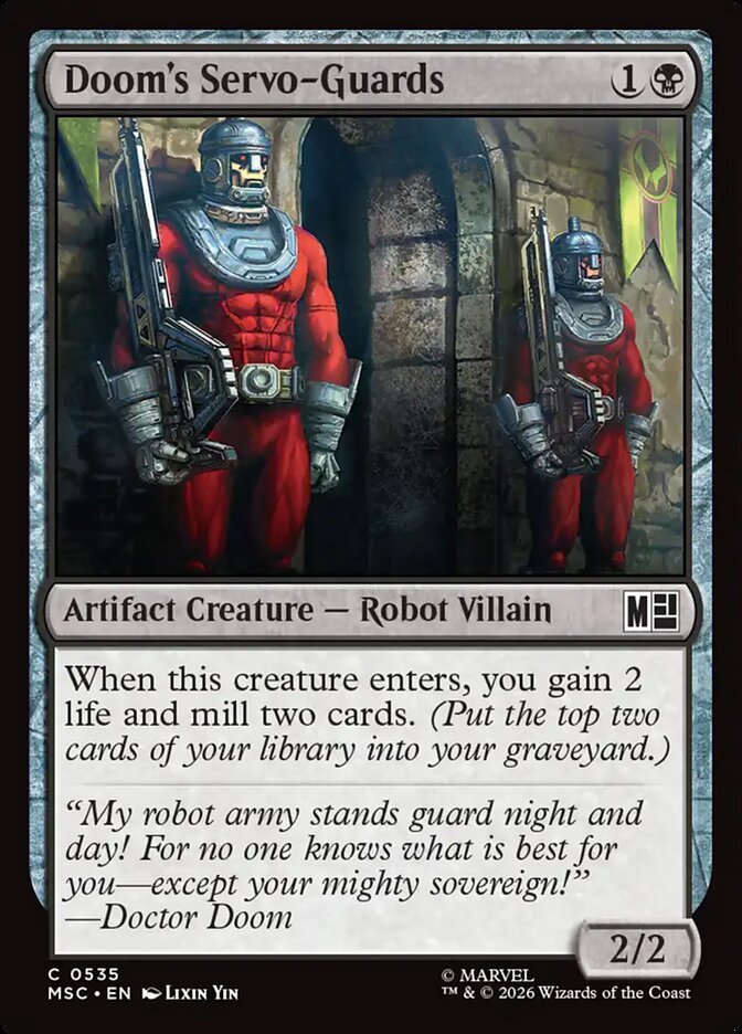 Doom's Servo-Guards (535) - Marvel Super Heroes Commander (MSC)