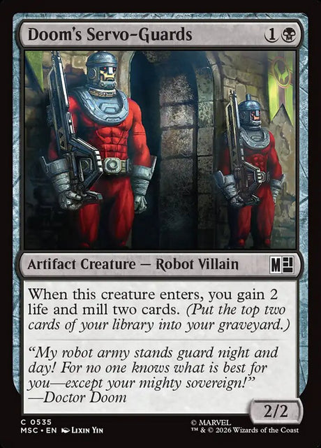 Doom's Servo-Guards (535) - Marvel Super Heroes Commander (MSC)