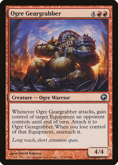 Ogre Geargrabber (99) - Scars of Mirrodin (SOM)