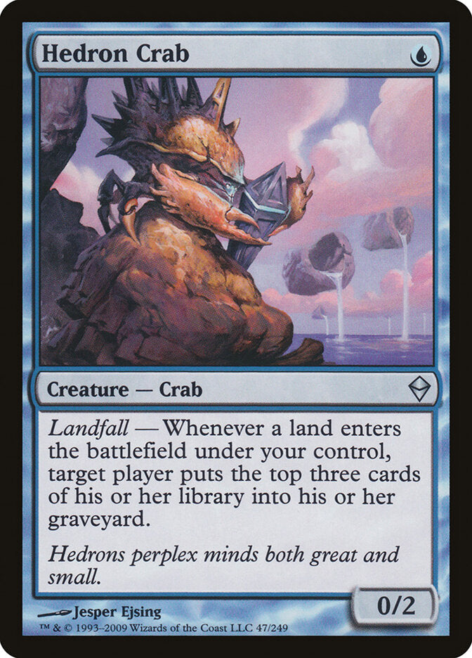 Hedron Crab (47) - Zendikar (ZEN)