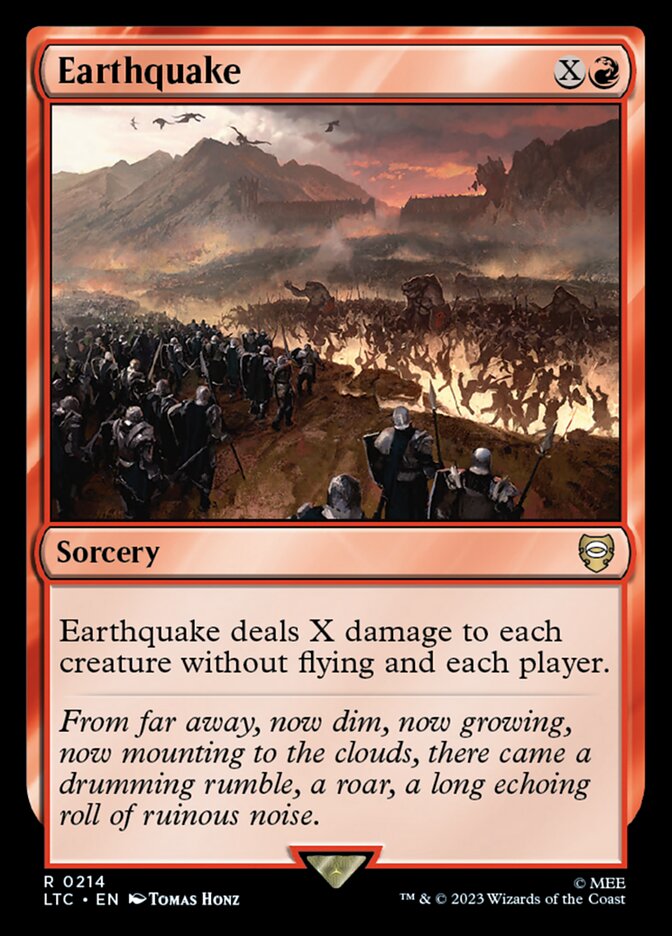 Earthquake (214) - Tales of Middle-earth Commander (LTC)