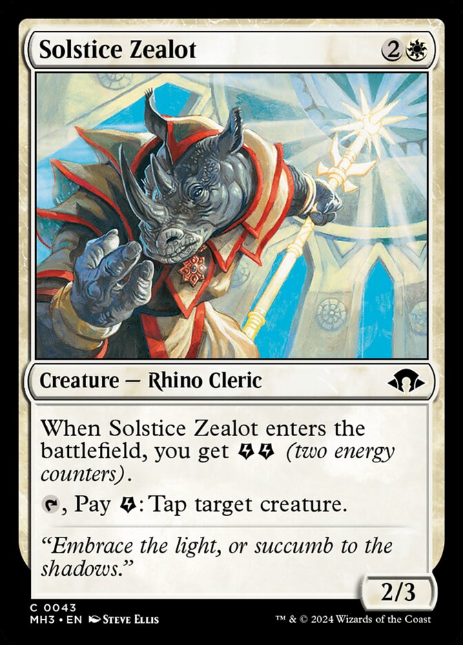Solstice Zealot (43) - Modern Horizons 3 (MH3)