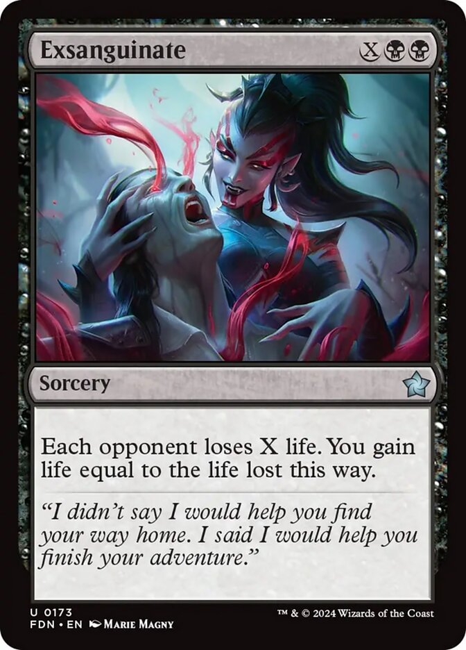 Exsanguinate - [Foil] Foundations (FDN)