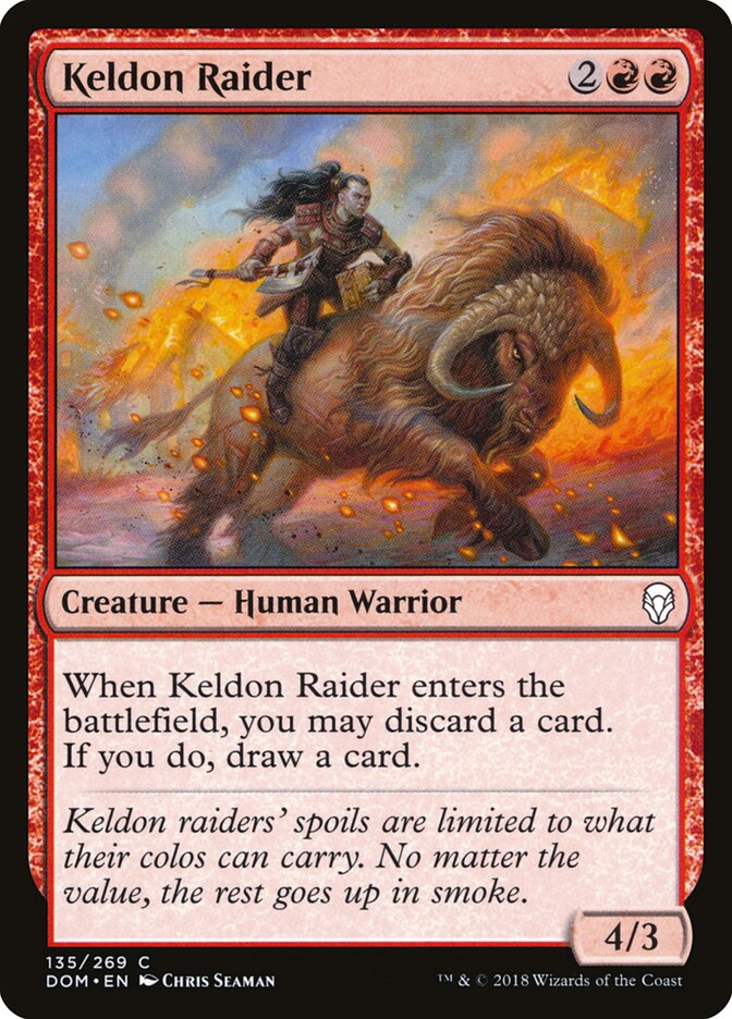 Keldon Raider (135) - Dominaria (DOM)