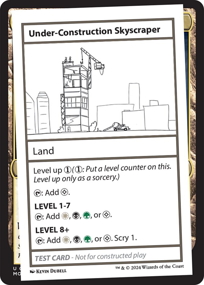 Under-Construction Skyscraper (620) - Mystery Booster 2 (MB2)