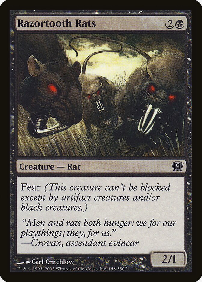Razortooth Rats (158) - Ninth Edition (9ED)