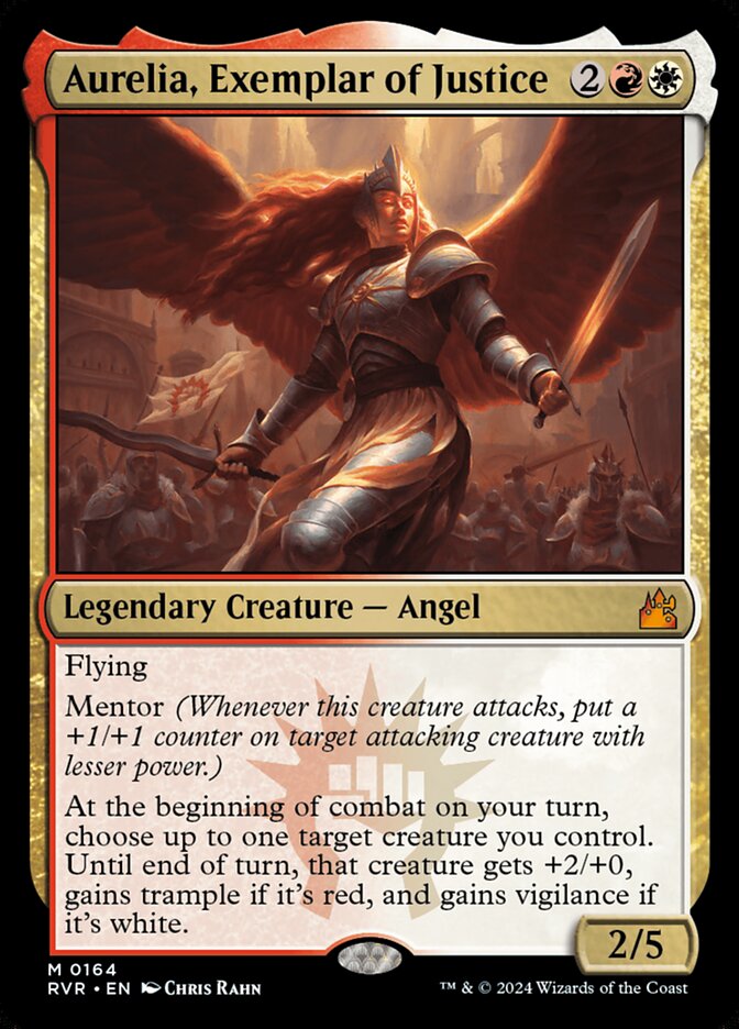 Aurelia, Exemplar of Justice (164) - Ravnica Remastered (RVR)