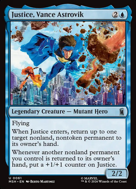 Justice, Vance Astrovik (61) - Marvel Super Heroes (MSH)