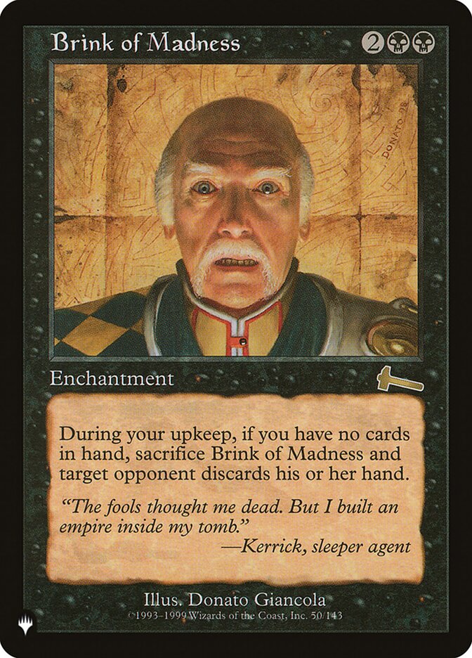 Brink of Madness (ULG-50) - The List (PLST)