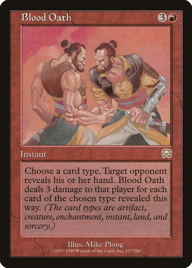 Blood Oath (177) - Mercadian Masques (MMQ)