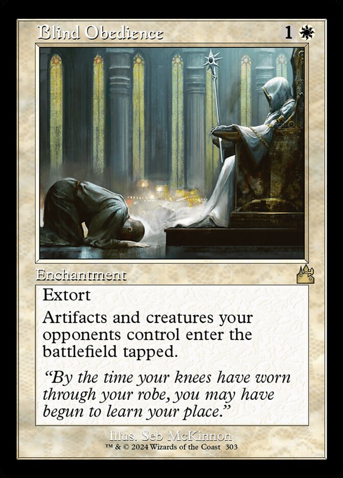 Blind Obedience (303) - Ravnica Remastered (RVR)