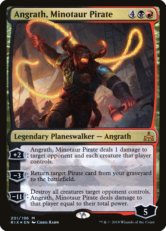 Angrath, Minotaur Pirate (201) - Rivals of Ixalan (RIX)