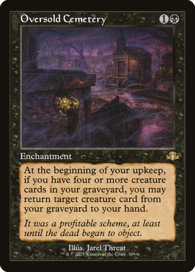 Oversold Cemetery (309) - Dominaria Remastered (DMR)