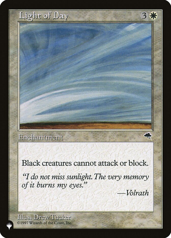 Light of Day (TMP-27) - The List (PLST)