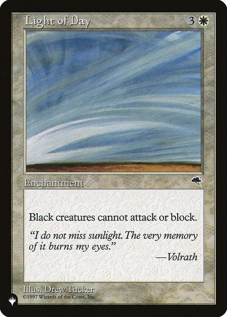 Light of Day (TMP-27) - The List (PLST)