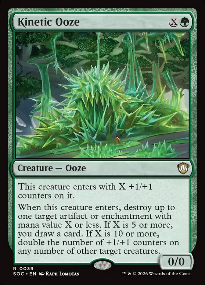 Kinetic Ooze (39) - Secrets of Strixhaven Commander (SOC)